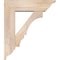 Ekena Millwork Balboa Traditional Smooth Bracket w/ Offset Brace, Douglas Fir, 7 1/2"W x 26"D x 30"H BKT0806X26X30BOA01SDF - alternate 4